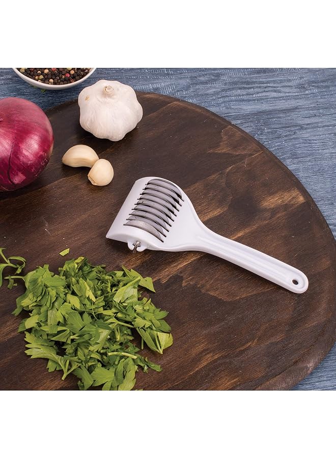 إيروريكس مفرمة أعشاب طازجة متعددة الأغراض للمطبخ مع 9 شفرات من الفولاذ المقاوم للصدأ - Image 4