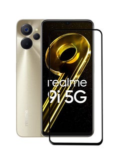 Realme 9i 5G Screen Protector – Premium Edge to Edge Tempered Glass Protector, High Transparency, Delicate Touch, Anti-Explosion, Smooth Arc Edges, Easy Installation
