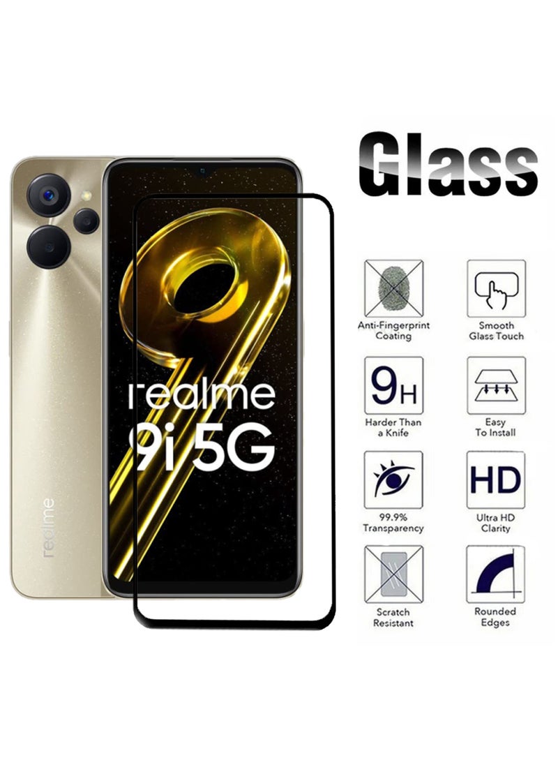 Generic - Realme 9i 5G Screen Protector – Premium Edge to Edge Tempered Glass Protector, High Transparency, Delicate Touch, Anti-Explosion, Smooth Arc Edges, Easy Installation - Image 1