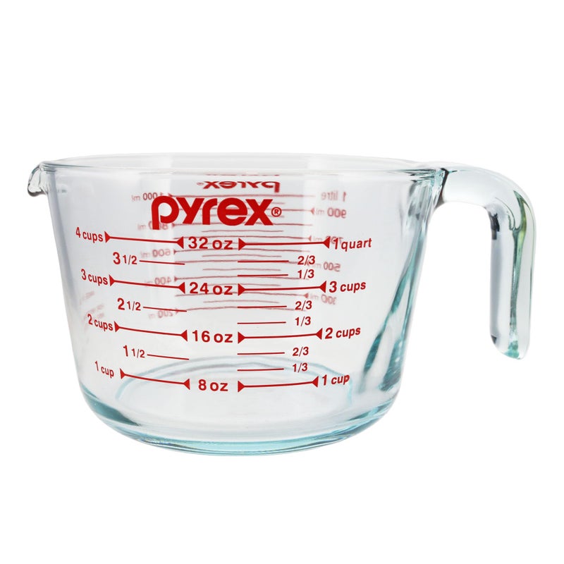 PYREX كوب قياس زجاجي بايركس 5301485 سعة 4 أكواب - صنع في الولايات المتحدة الأمريكية - Image 1