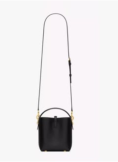 Yves Saint Laurent LE 37 Mini Top Handle u0026 Shoulder Bag – Women's Black Leather YSL Handbag  - Image 4