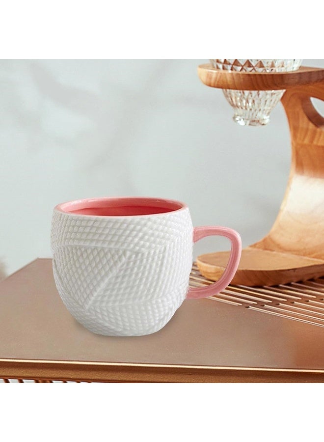 Reusable ceramic coffee mug, suitable for family gatherings and special occasions, durable ceramic mug, coffee cup, 280ml. - Image 3