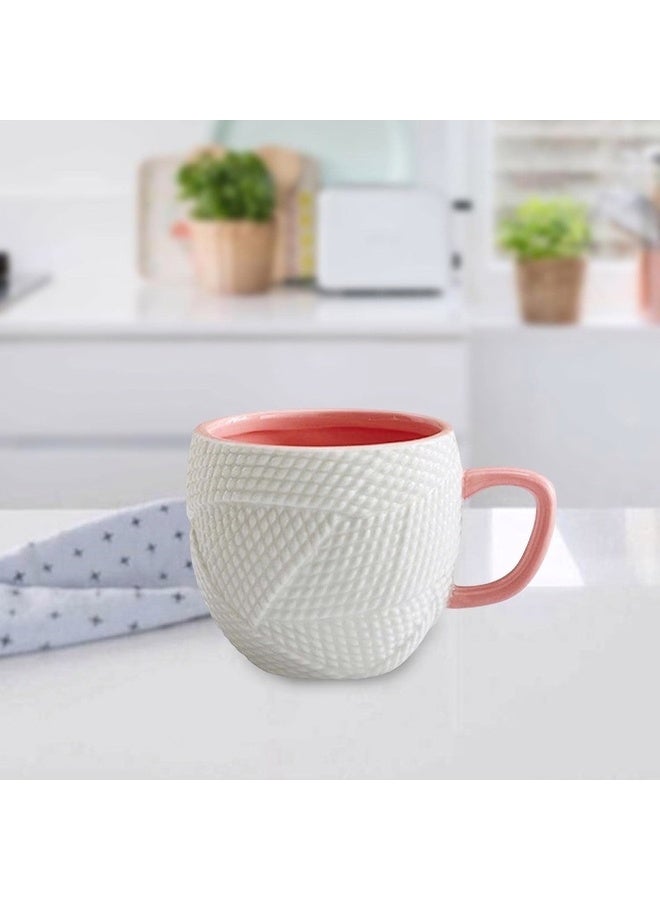 Reusable ceramic coffee mug, suitable for family gatherings and special occasions, durable ceramic mug, coffee cup, 280ml. - Image 4