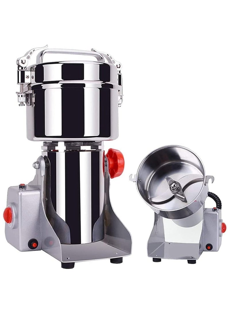 DubaiGallery Grain Mills Electric Mill Machine Commercial Household Fine Grain Multigrain Dry Milling and Grinding Machine Chinese Herbal Medicine Grinder Small Grinding 3000W  - Image 3
