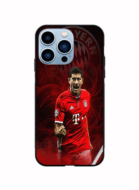Protective Case Cover For Apple iPhone 13 Pro Lewandowski Design Multicolour