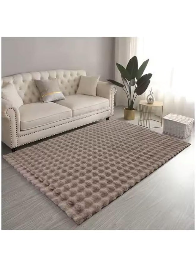 بديل السجاد فرو بابلز فاخر ناعمة و ظهر من حبيبات الدوتس المانع للانزلاق