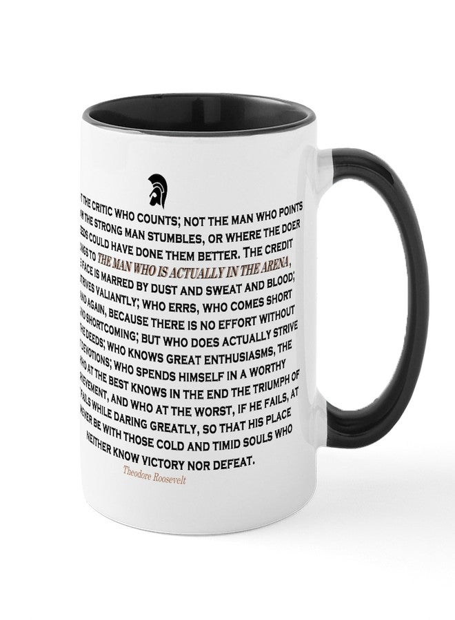 cafe press CafePress Man In The Arena Mugs 11 oz (325 ml) Ceramic Coffee Mug - Image 1