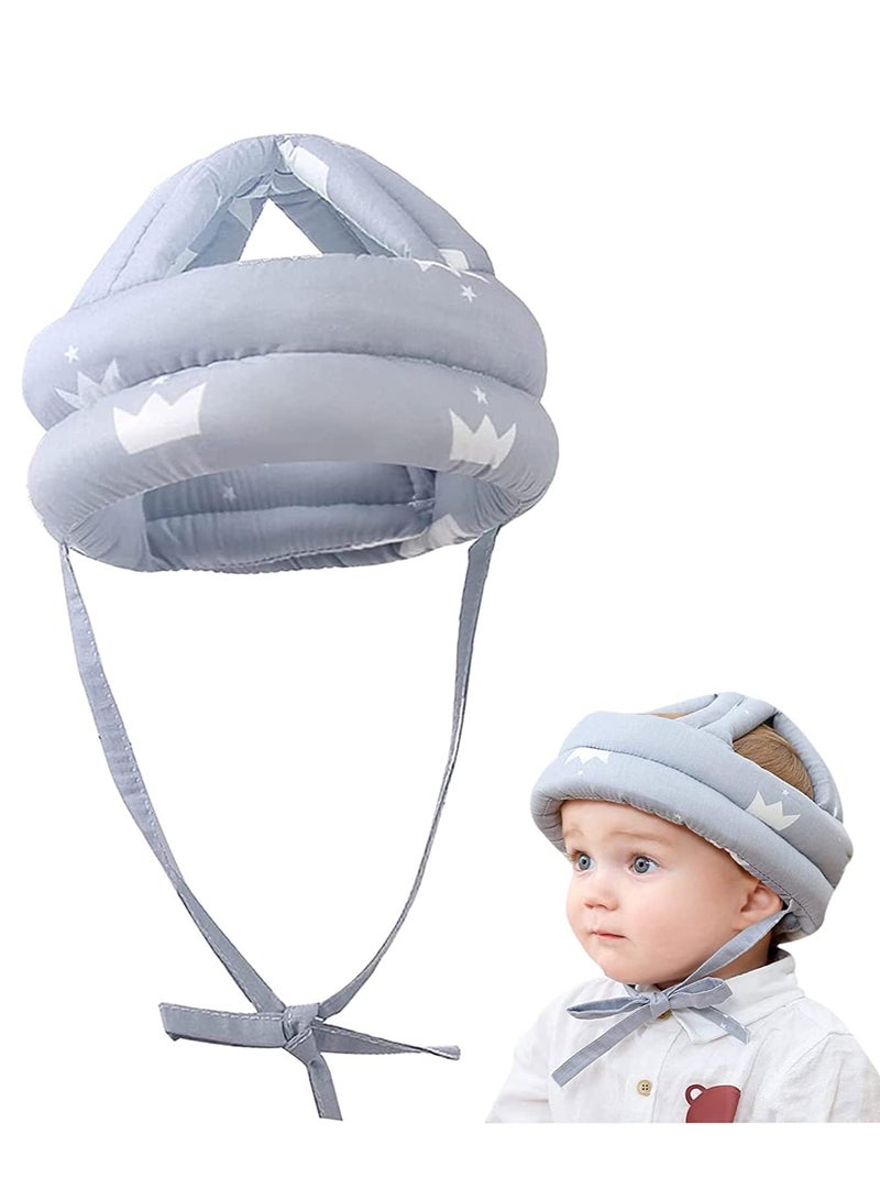 Baby Helmet for Crawling, Toddler Safety Hat, Toddler Head Protector Hat,  Safety Helmet Infant Walker Bumper Hat, Adjustable Headguard Hat for Baby Boys Girls Learn to Walk, for Aged 0-3 Years - Image 1