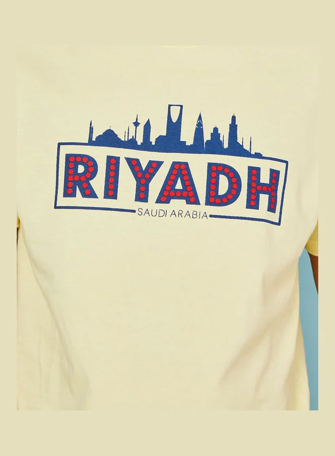 Styli Riyadh Graphic Cotton Regular Fit Tshirt