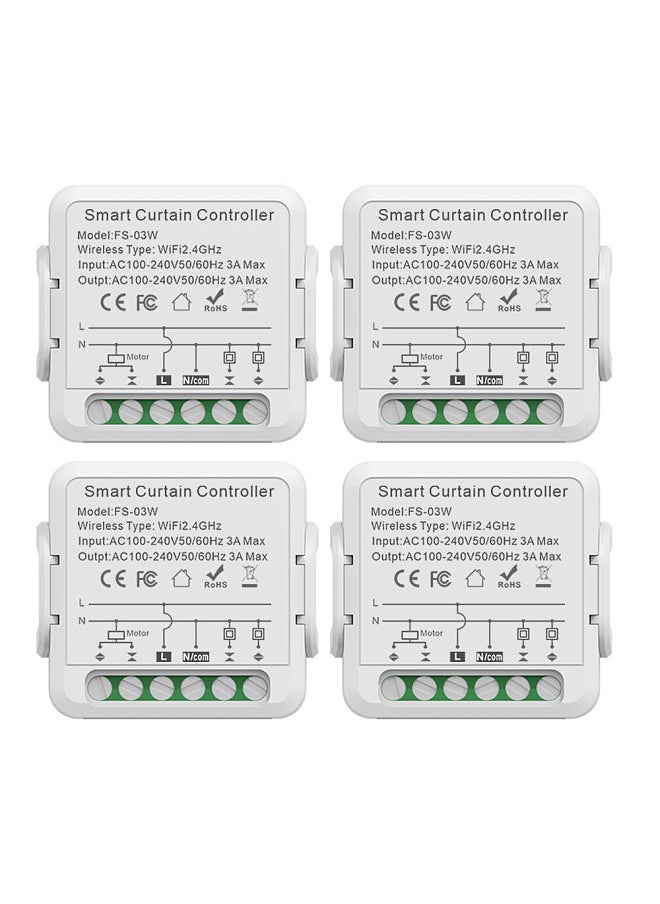 Generic - Smart Curtain Controller Zigbee APP WiFi Smart Switch Module for Home Hotel Apartment Office Smart Curtain Opener Voice Control Support Shared Devices Smart Timing Function - Image 1