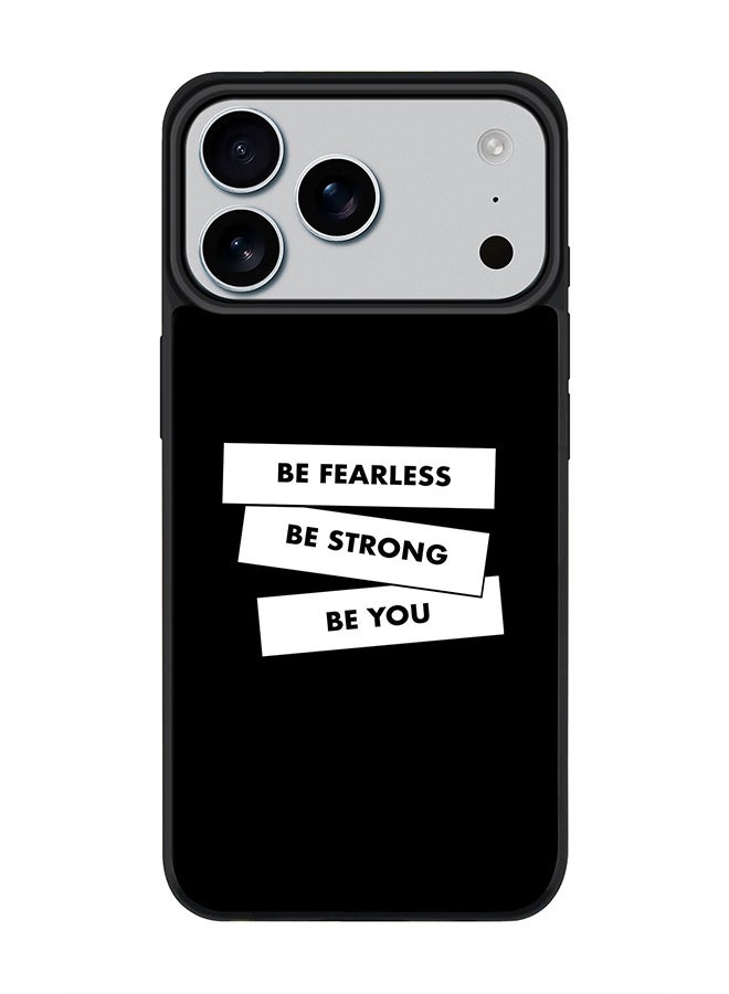 Stylizedd iPhone 17 Pro Max Case, [Compatible with MagSafe] Slim Magnetic cover Phone Case iPhone 17 Pro Max -Fearless, Strong, You - Image 1