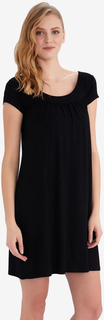 Ayyıldız Scoop Neck Mini Dress