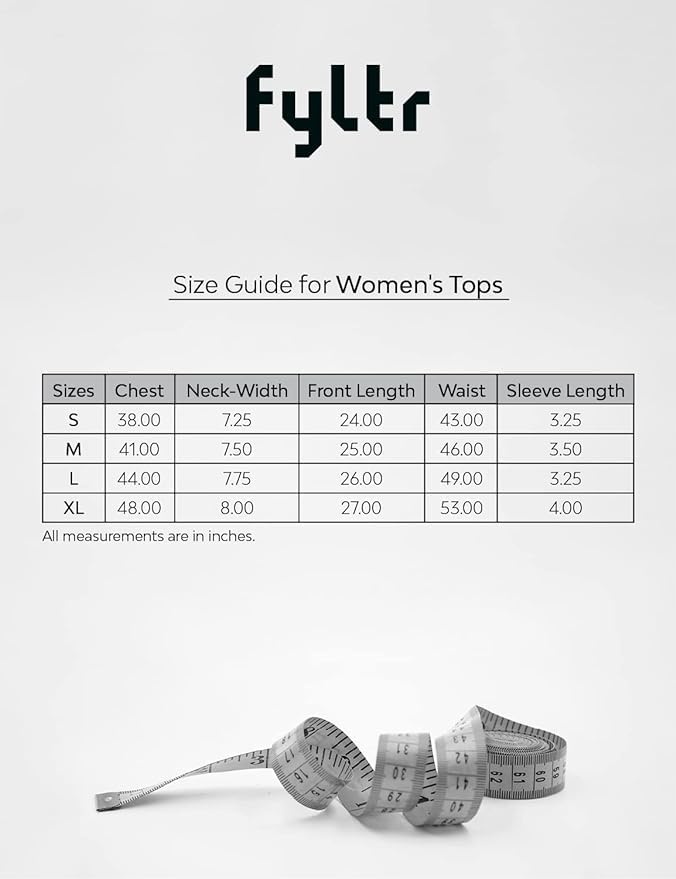 fyltr Women's Fashion Top with Short Sleeves & Elastic Waist | Tops for Women | Tops for Women Western - Image 5