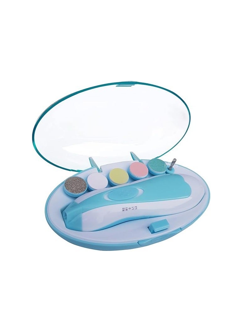 مبرد أظافر كهربائي للأطفال قابل للشحن – لبني ناعم وآمن للاستخدام - Image 2