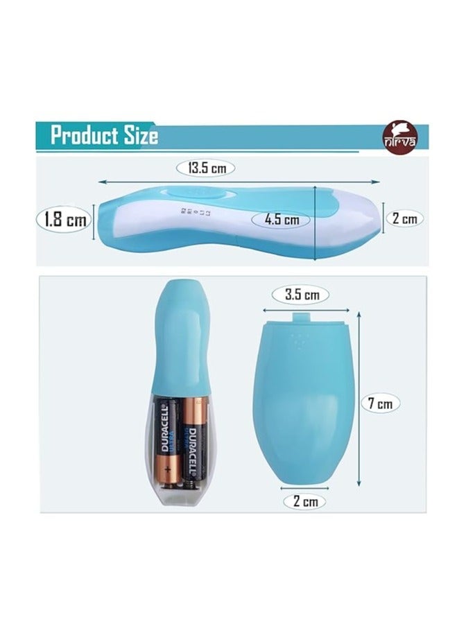 مبرد أظافر كهربائي للأطفال قابل للشحن – لبني ناعم وآمن للاستخدام - Image 1