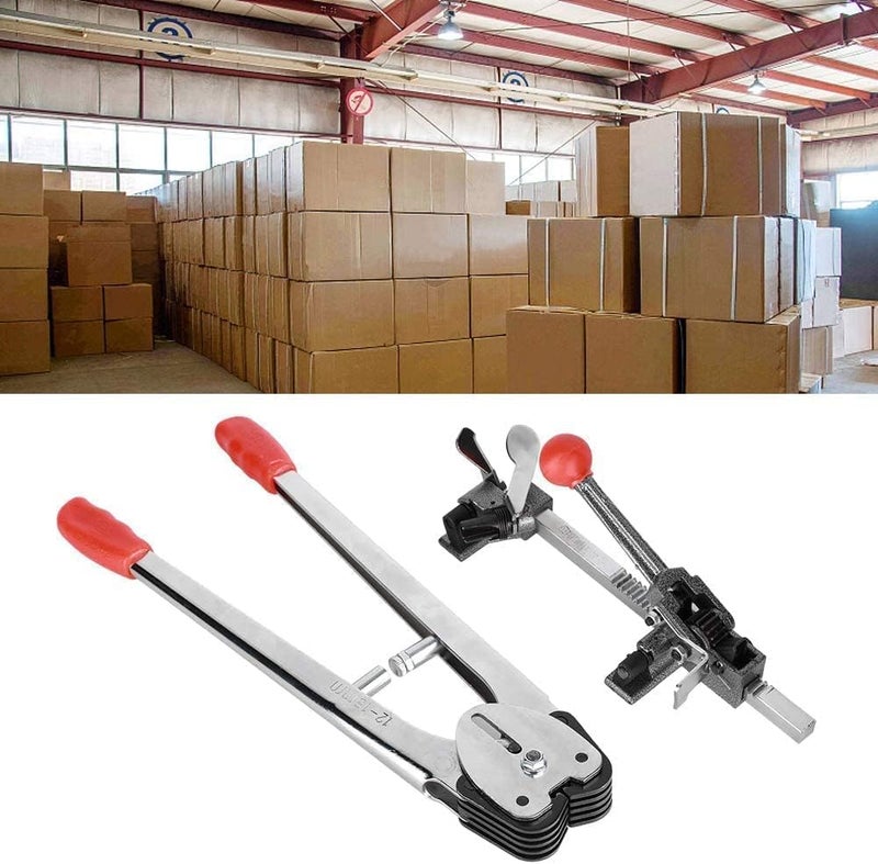 AQ AQSON مجموعة أدوات الشد اليدوية AQSON وأدوات الربط للأشرطة من 12-16 مم - Image 2