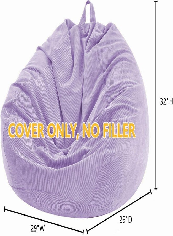 Nobildonna Bean Bag Chair Cover (No Filler) for Kids and Adults,Beanbag Stuffed Animal Storage Without Filling Plush Toys Holder and Organizer Soft Premium Corduroy 200L - Image 2
