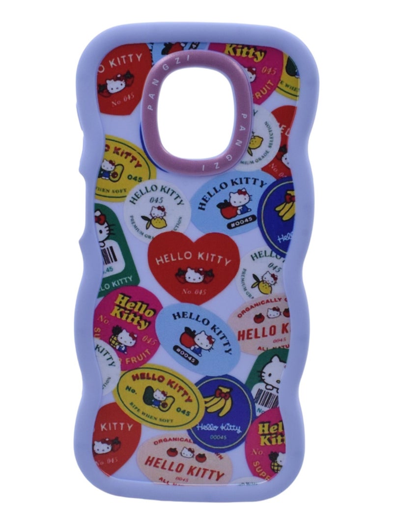 Hello Kitty Plastic Back Cover For Xiaomi Redmi Note 9S - Multicolour - Image 1