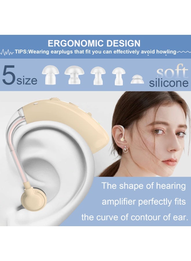 السمع ، قابلة للشحن ، ومناسبة لفقدان السمع خفيفة ومعتدلة ، لون البشرة ، قابلة للشحن - Image 4