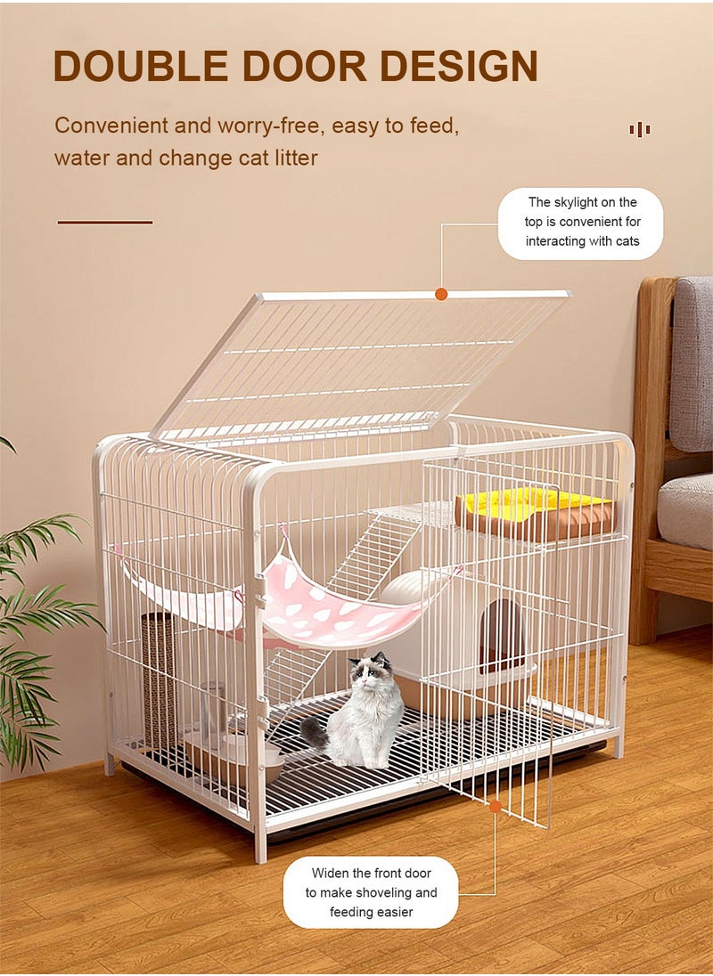 Kidle Cat Cage Extra Large Free Space Cat Cage Villa Cat House Cat Cabinet Cat Nest Cat Climbing Shelf  - Image 2