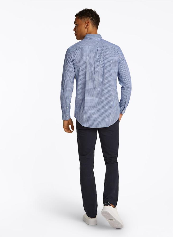 TOMMY HILFIGER Regular Fit Flex Cotton Poplin Gingham Shirt  - Image 2