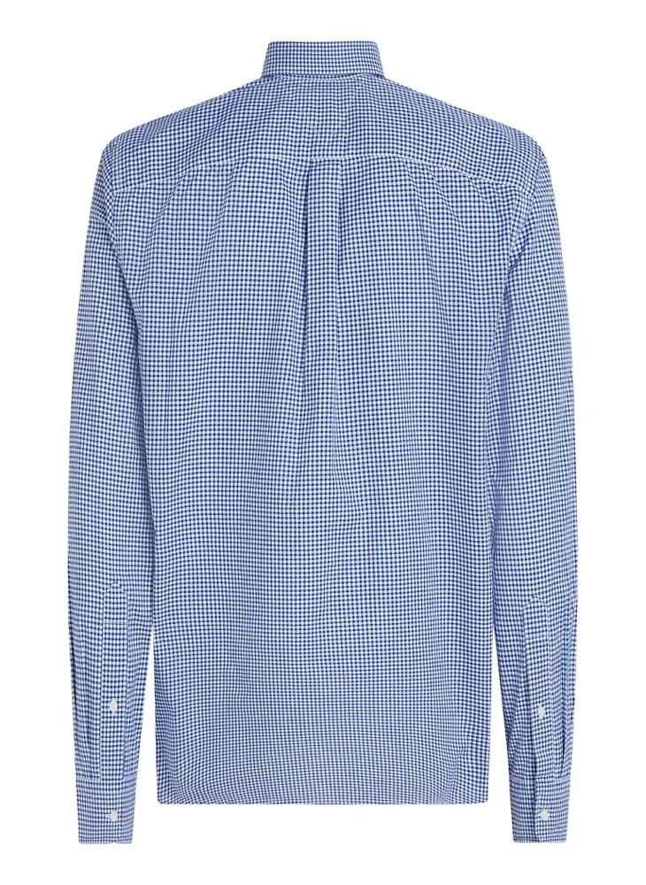 TOMMY HILFIGER Regular Fit Flex Cotton Poplin Gingham Shirt