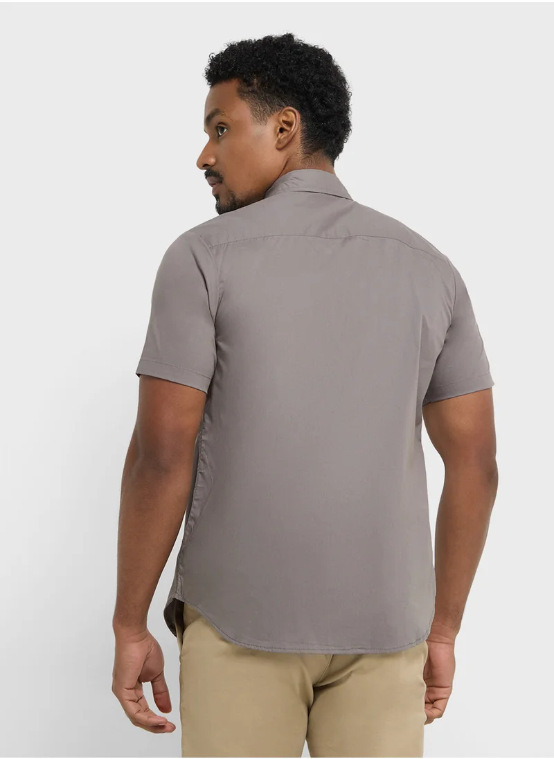 روبرت وود Causal Half Sleeve Shirt