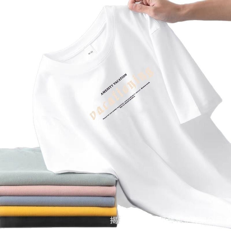 Men's Heavyweight Cotton Short Sleeve T-Shirt - Image 3