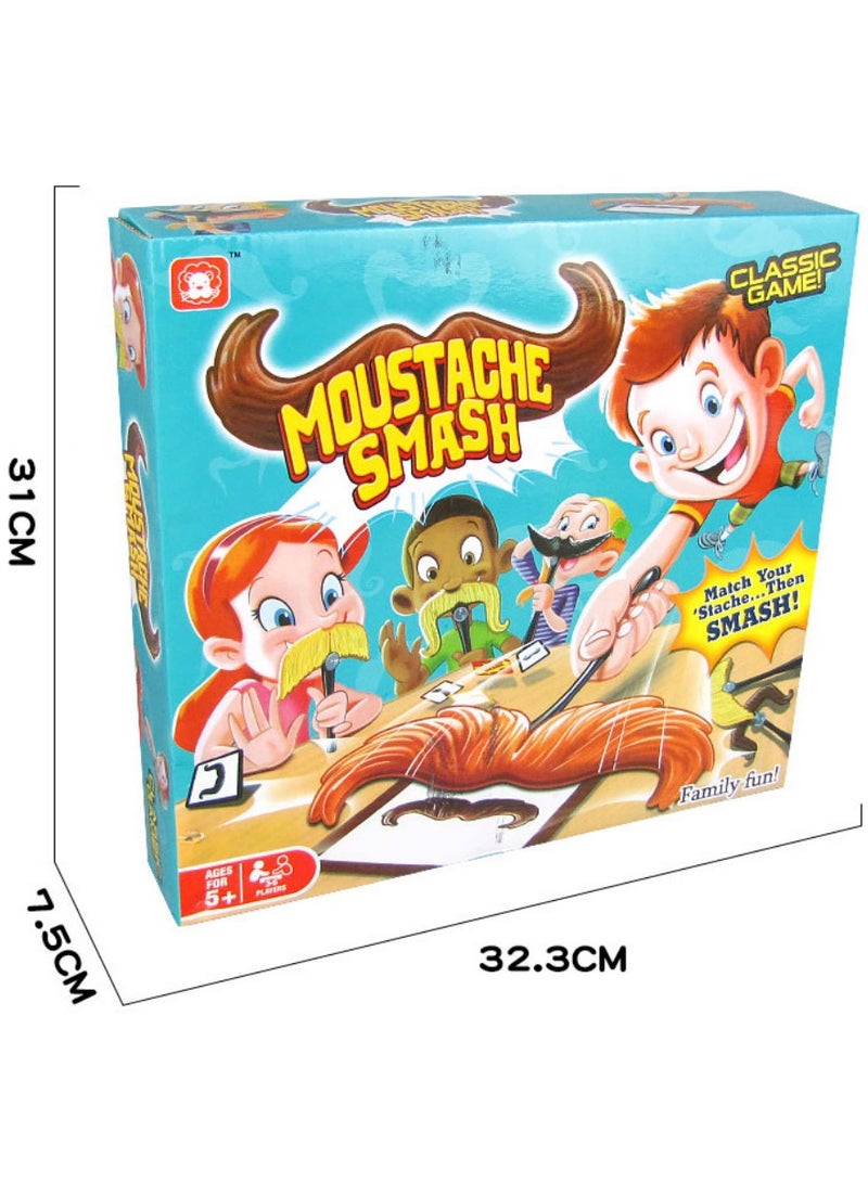 Moustaches Match Moustache Smash Fun Mustache Pass Card Children Family Game,Moustaches Match Game, Moustache Smash, Funny Mustache Pass Cards Game, Children Family Game, with 6 Moustaches  - Image 4