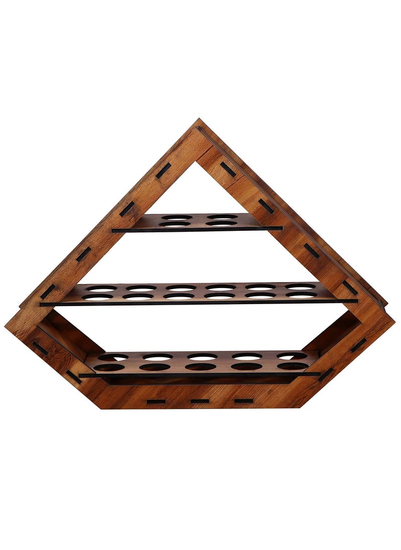 Grofly GROFLY Plywood Egg Holder 3 Shelves Egg Storage Rack 26 Grid Egg Storage Display Stand Egg Storage Basket for Home Kitchen Cabinet Countertop Accessory Organizer for Egg Storage Container Box  - Image 4