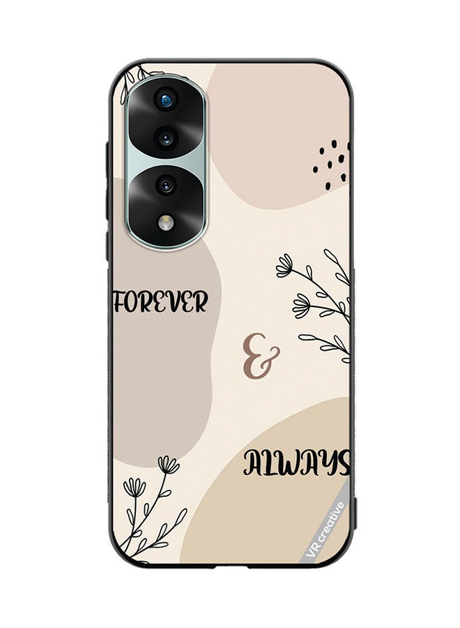 VR CREATIVE Protective Case Cover For Honor 70 Pro Forever And Always Design Multicolour - Image 1