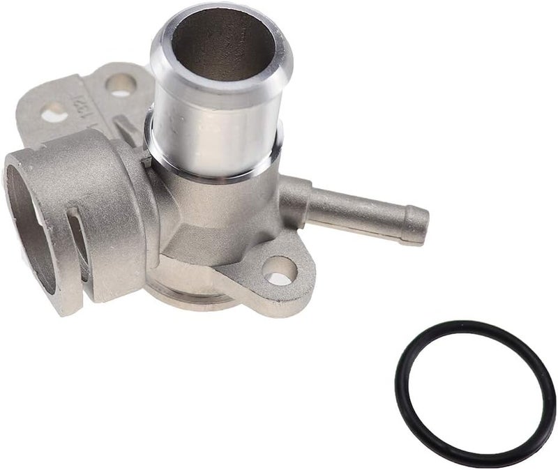 A-Redline Aluminum Coolant Outlet Flange Compatible for Jetta GLI Tiguan Passat CC Eos GTI Beetle Q3 TT 2.0T TSI CCTA Engine - Image 2