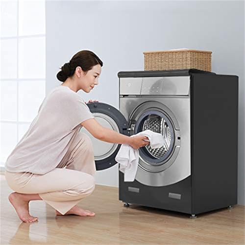 STARTWO Washer/Dryer Cover,Washer and Dryer Covers，Washine Machine Cover for Waterproof and Dustproof Thickening Front-Loading Machine，Washer Cover Fit for Most Front-loading Washer (black) - Image 5