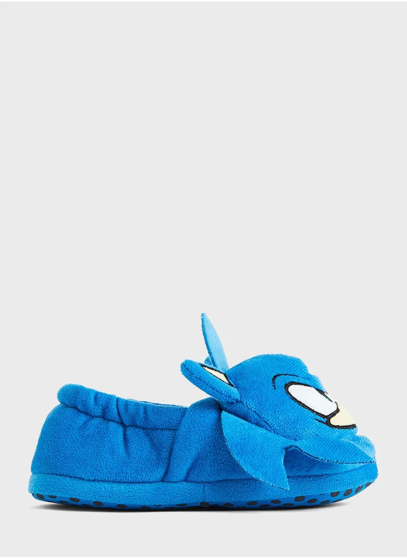 H&M Kids Sonic Printed Slippers Slip Ons