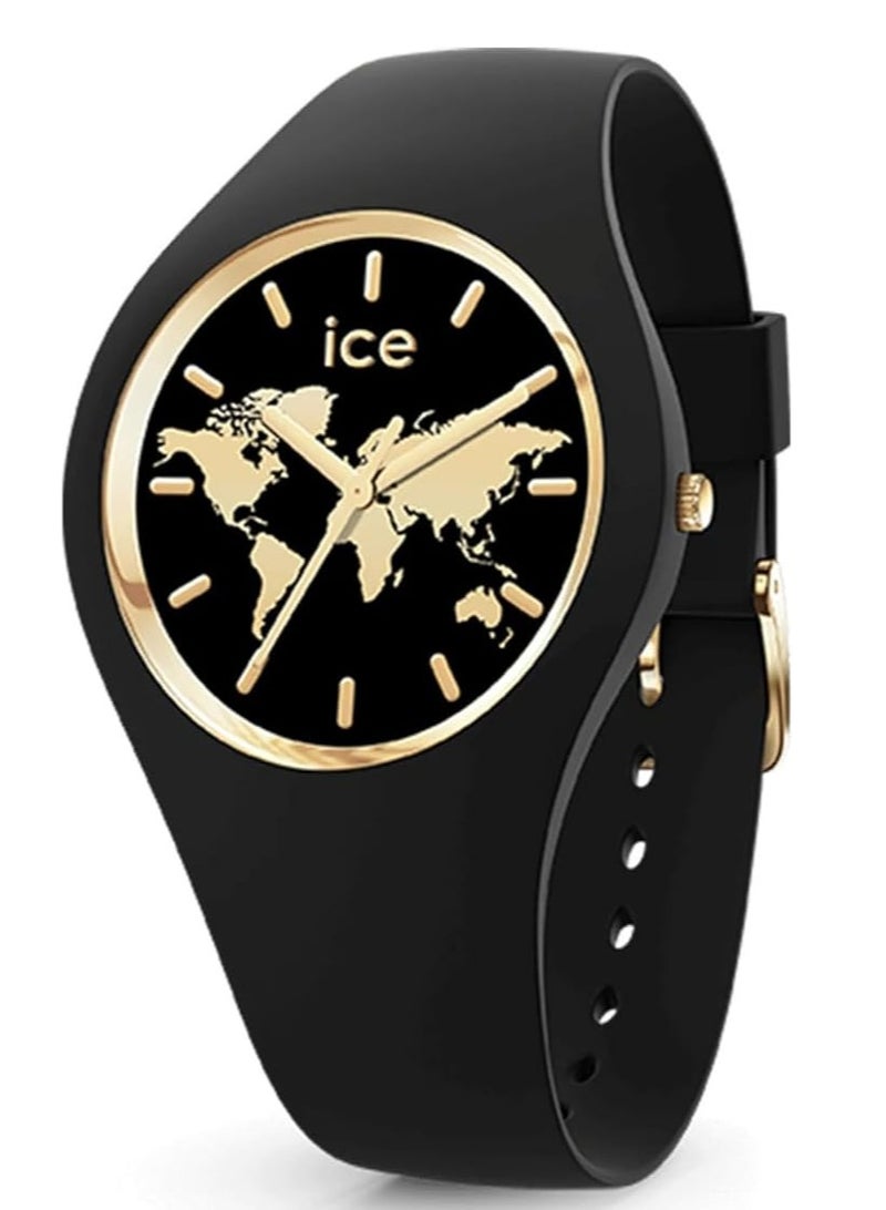 أيس وتش Ice-Watch - ICE world Black - Men's (Unisex) wristwatch with silicon strap - 022485 - Image 1