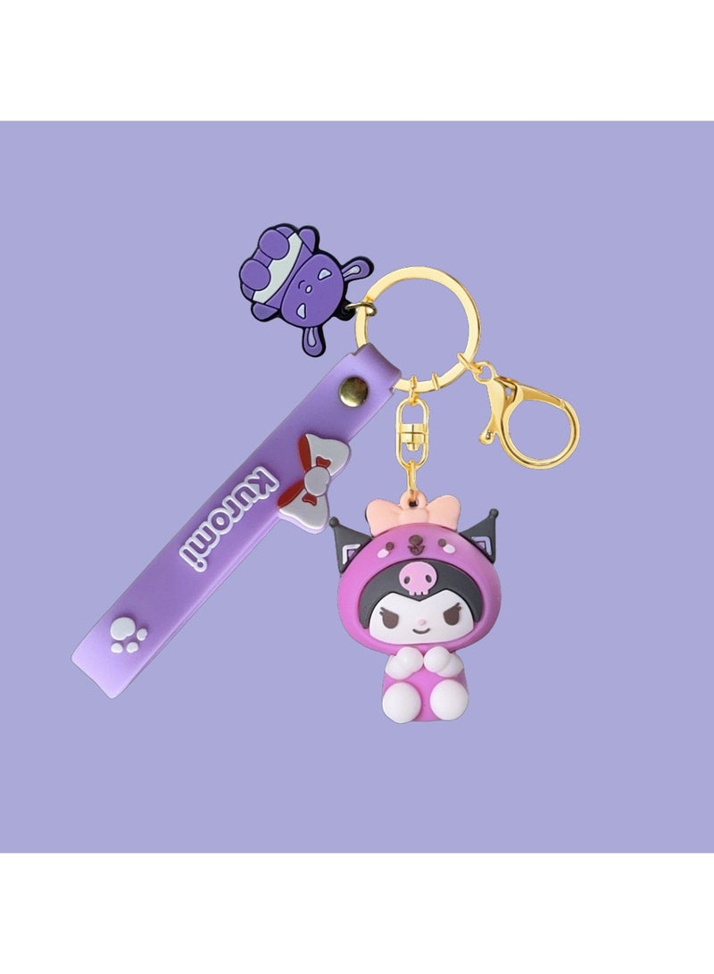 كاواي سلسلة المفاتيح أنيمي الرسوم المتحركة ؛ kawaii Keyring المعلقات لحقائب الظهر للسيارة اكسسوارات المجوهرات