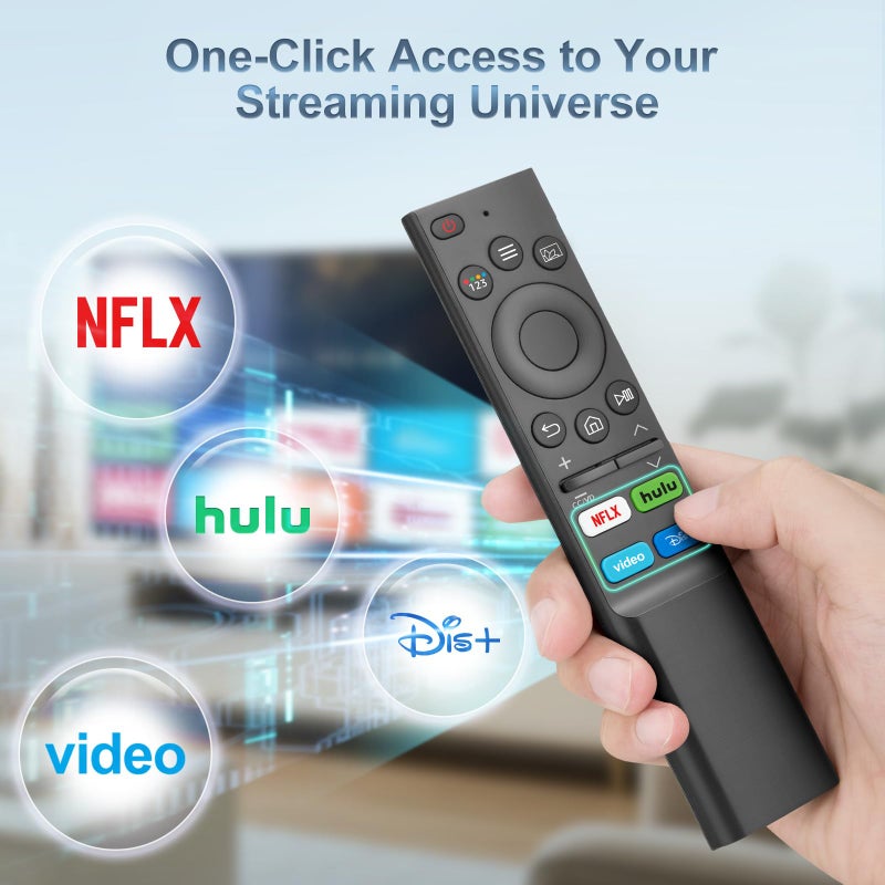 Angrox ã€Pack of 2ã€‘ Universal Replacement Remote Control for Samsung TVs - Compatible with The Frame QLED OLED UHD 4K/8K Smart TVs & Monitor Series - Image 4