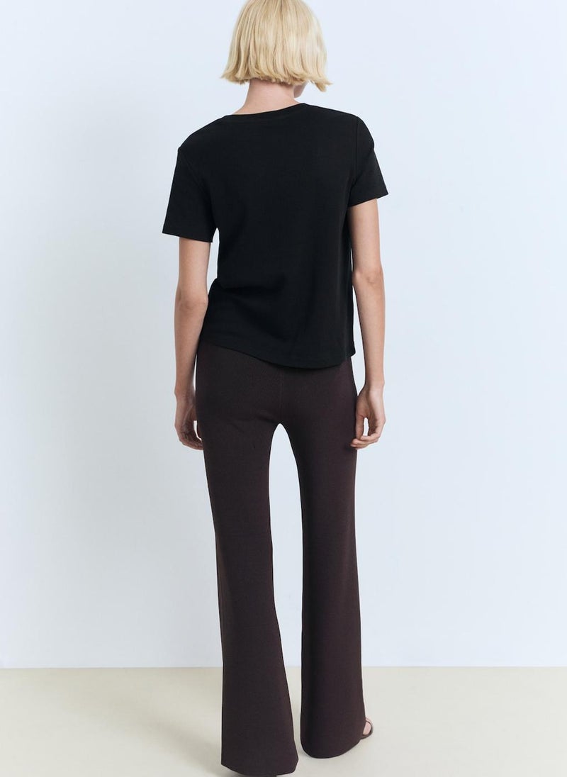 MANGO Cotton Short-Sleeved T-Shirt - Image 2