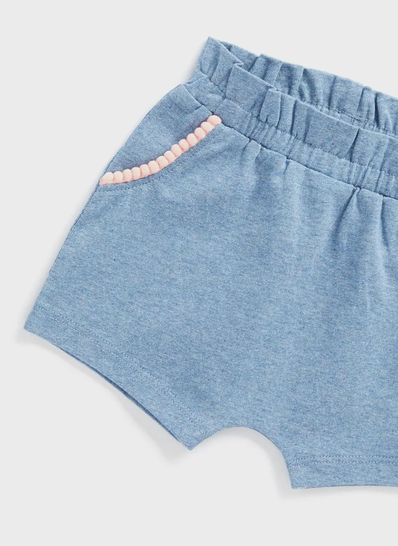 مذركير Kids Heart Print T-Shirt & Shorts Set