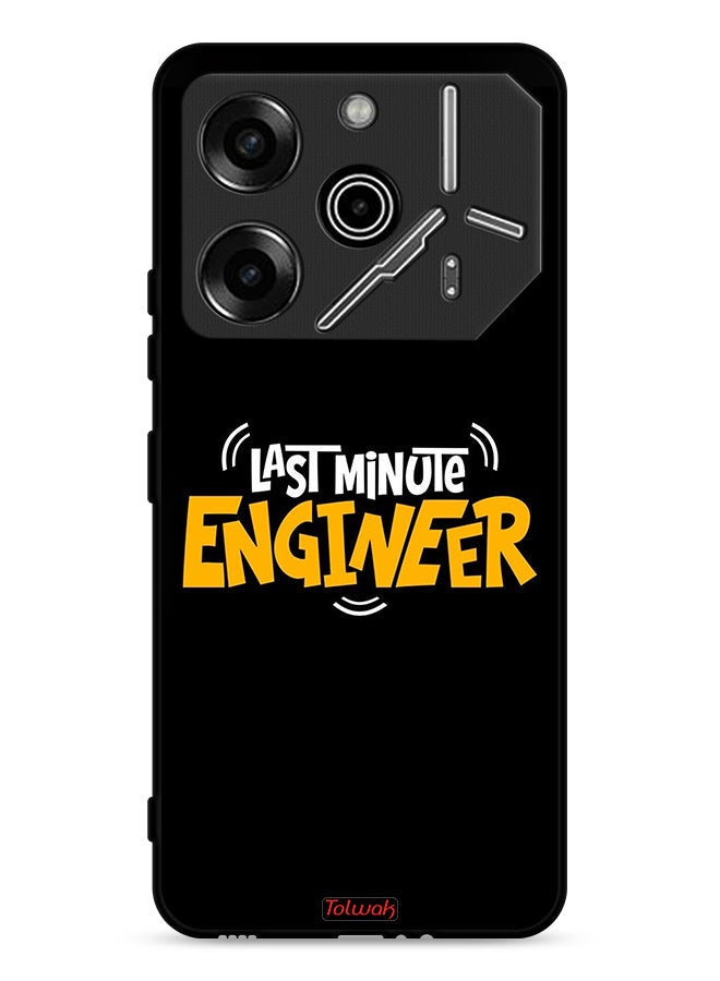 Tolwak Tecno Pova 6 Pro 5G Protective Case Cover Last Minute Engineer - Image 1