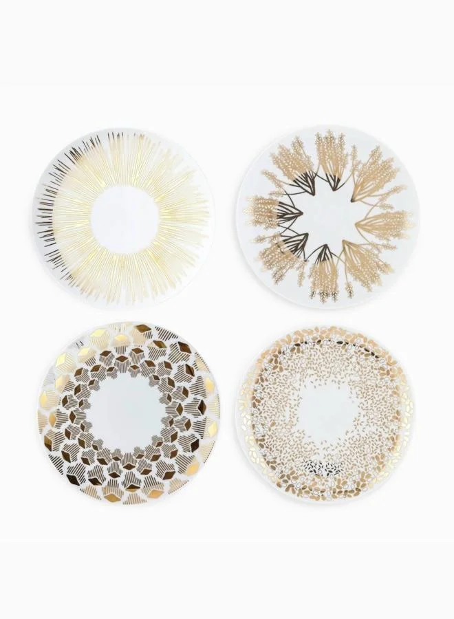 Silsal Set of 4 Tamrah Dessert Plates