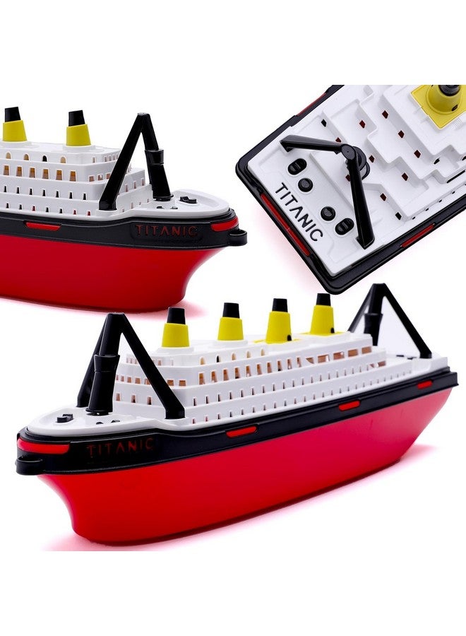 Toyland® 41cm (16") Titanic Replica Toy Boat - Kids Floating Water Toy - Pool & Bathtime Toys - 3 Years+ - Image 1