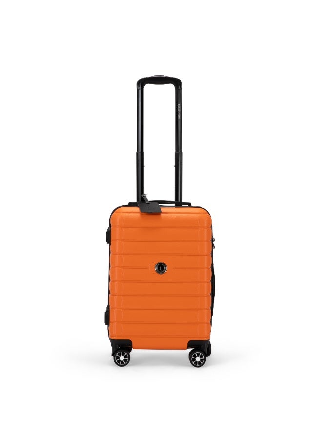 Eagle Express Wood ABS Hard Trolley Luggage - 20 inch - Orange - Scratch-Resistant - Free Protective Cover - 1-Year Warranty - Image 1