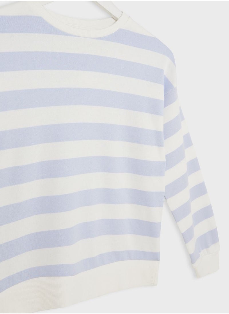 MANGO - Kids Color Block Sweatshirt - Image 1