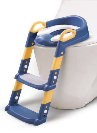 Children's Toilet Seat Supplies-Auxiliary Toilet Ladder, Infant Baby Ladder Folding Toilet Seat (Three-In-One Blue PVC) - pzsku/Z3CC1DFF4D247B780E2C8Z/45/_/1732156043/adc50d6d-3fdb-4b82-a50d-d0e96e17c4a6