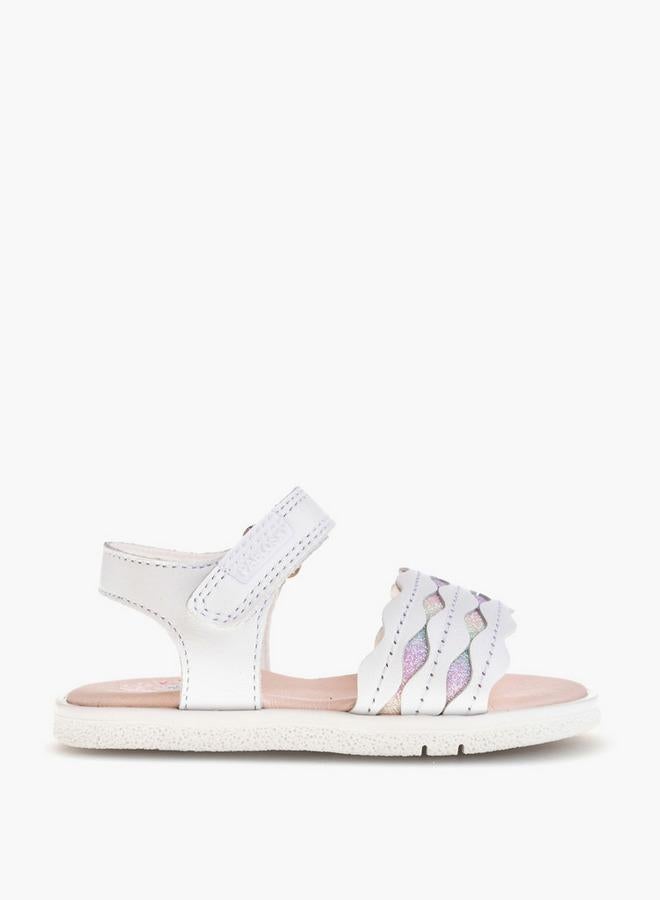 Pablosky Girls' Strappy Sandals with Hook and Loop Closure - Image 2