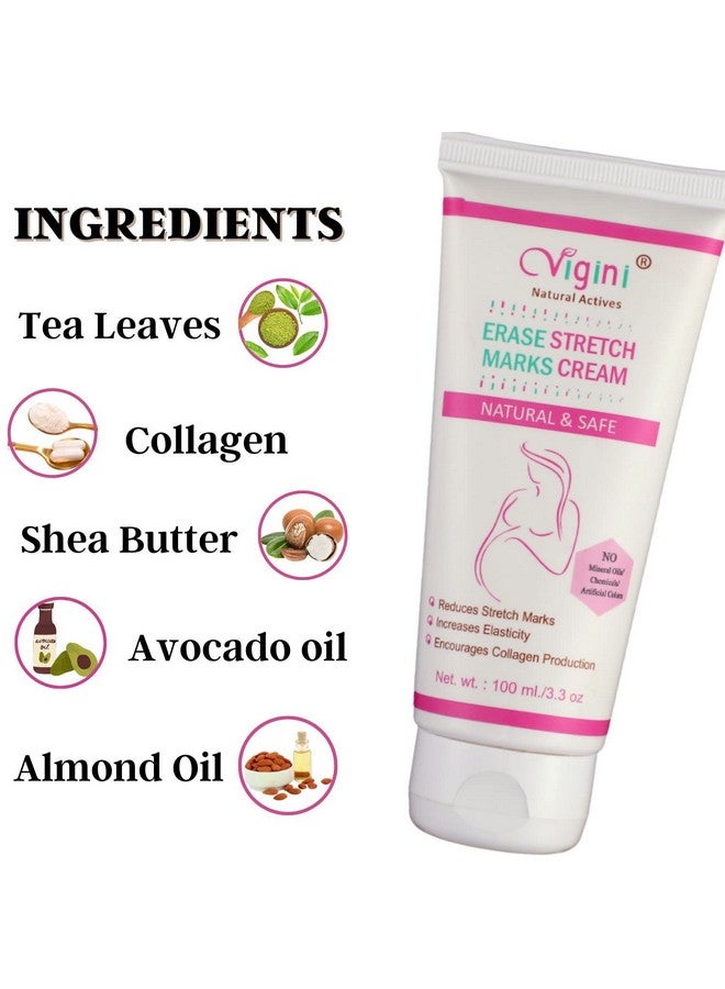 فيجيني كريم إزالة علامات التمدد والندبات من زيت طبيعي 100% أثناء الحمل والولادة للنساء، زيت حيوي عضوي لإزالة فرط التصبغ، مضاد للسيلوليت، مزيل للندبات ولون البشرة غير المتساوي - Image 2