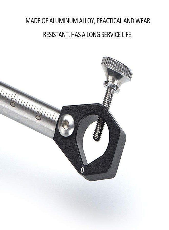 VISLONE Wood Scribe Tool Wheel Marking Gauge woodworking tool set 180 MM Sliding Mark Scraper Adjustable Precision Linear Arc Dual-purpose Scriber Parallel Line Drawing Tool - Image 3