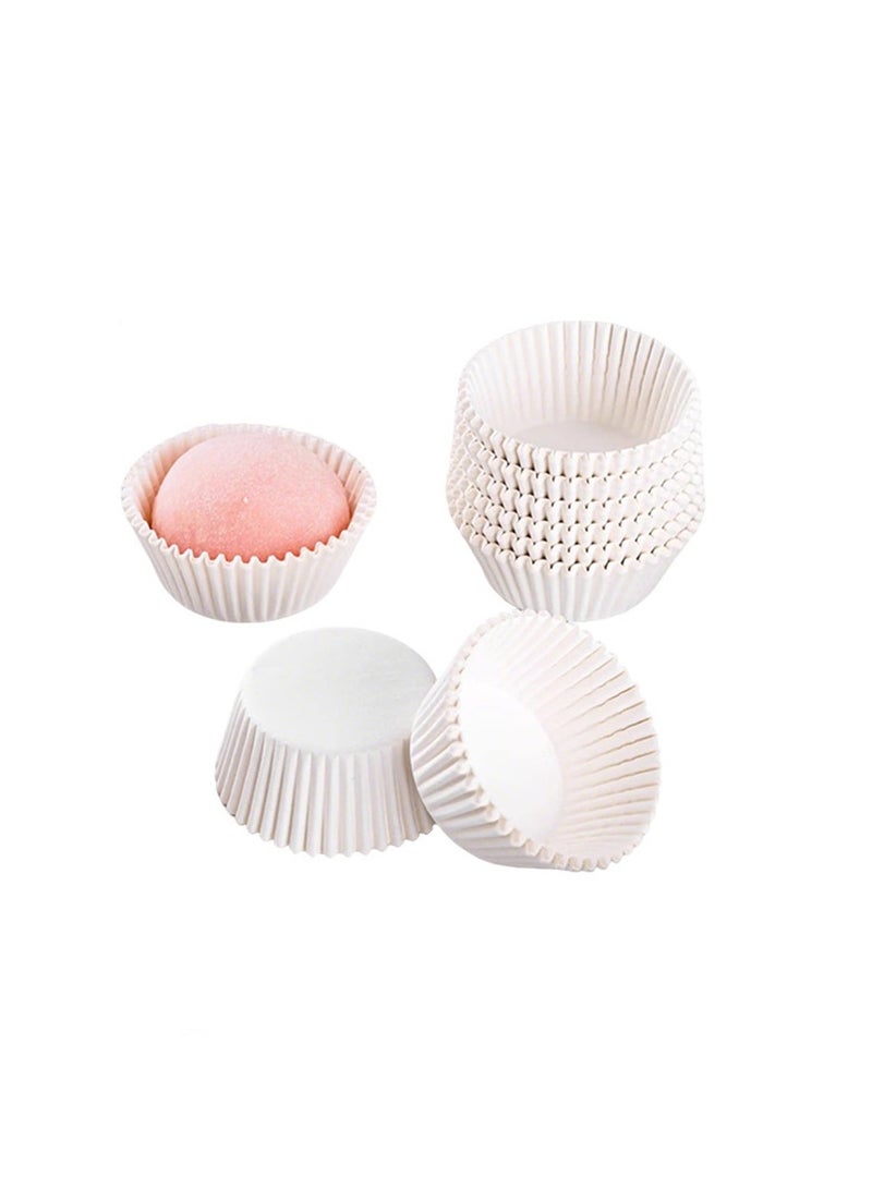 100Pcs Pure White Cupcake Liners Food Grade Paper Cup Muffin Cases Cake Baking Egg Tarts Tray Cake Mold Pastry Decorating Tools  - Image 2
