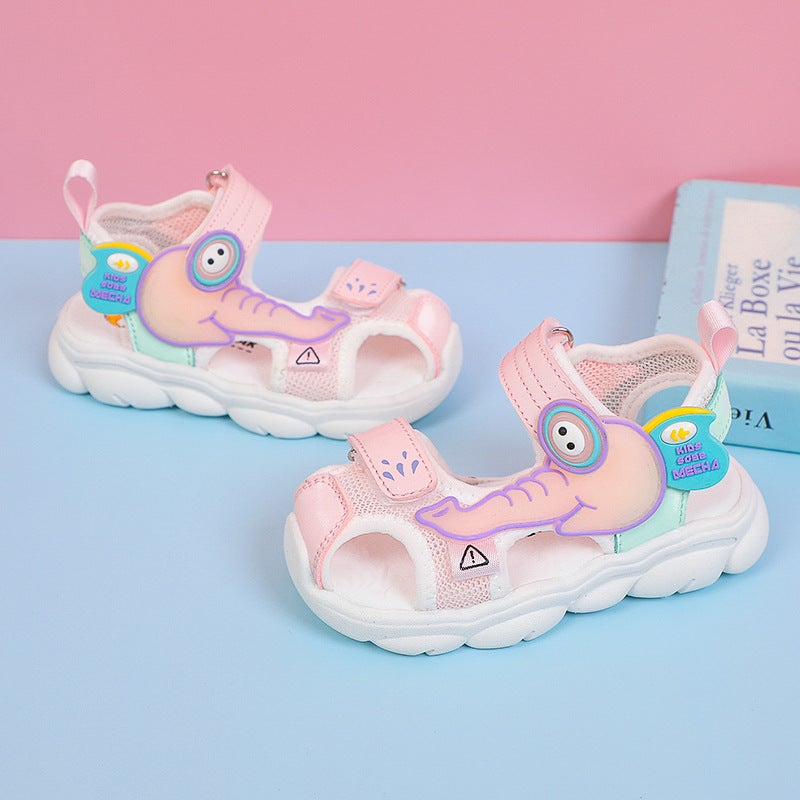 Children'S Sandals Breathable Hollow Out Sandals For Boys And Girls Cute Soft Bottom Anti-Collision Sports Sandals - Image 5